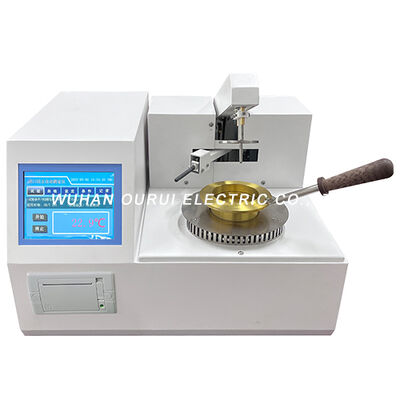 Harga yang bagus Open Cup Flash Point Tester Dengan Layar LCD Berwarna dengan Pemicu Listrik on line