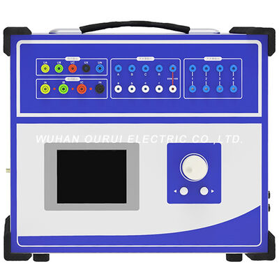 kwaliteit Single Chip Control Small Relay Protection Tester 4 Fase Spanning 3 Fase Stroom fabriek